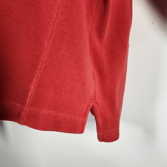 Orvis Women Sweater Size XL Petite Red Long Sleeve Pullover Cotton Outdoors Knit - Picture 6 of 10